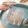 Portable Anti-Tarnish Jewelry Box for Earrings, Studs, Necklaces, Bracelets - Transparent Storage Bag