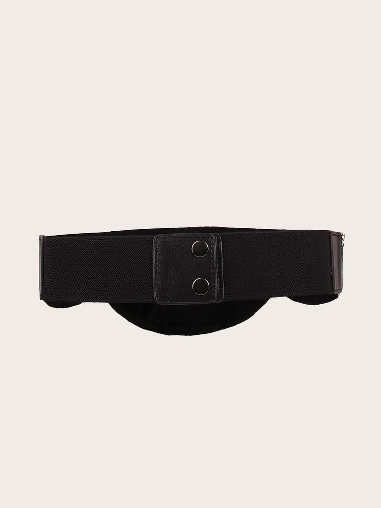 Эластичный пояс ручной работы в стиле бохо с отделкой из бисера и ракушками