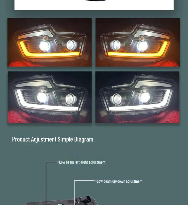 Светодиодные фары Geely New Energy Jinzheng: Высокая яркость, Двойные линзы, Последовательные указатели поворота, Водонепроницаемый.