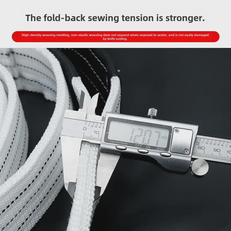 6-тонный внедорожный буксировочный трос: 5-метровый прочный нейлоновый трос для тяги и спасения с крюком для самостоятельных туров