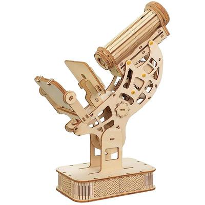 Деревянный набор для сборки микроскопа Artec 58430, Поделки, Хобби, Рукоделие, Игрушки, Обучение, Наука, Дерево, Требуется сборка, Ученики начальной школы, Лето