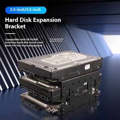 SSD Металлический каркас 2,5 дюйма 3,5 дюйма Внутреннее крепление Компьютер SSD Жесткий диск Настольный Конвертер Адаптер Кронштейн Хранилище