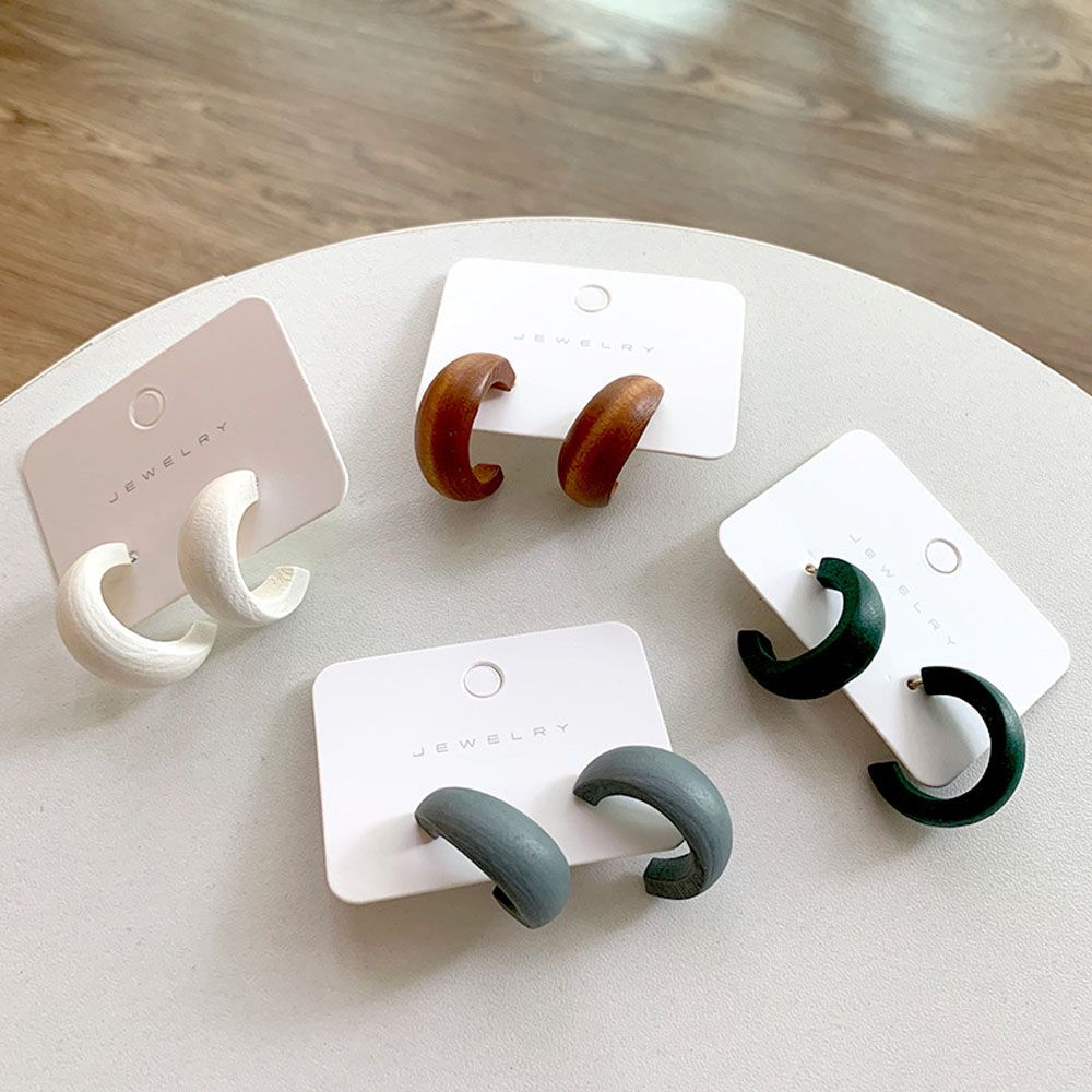 Большие круглые серьги-кольца в форме луны и буквы C для вечеринок, модные аксессуары, висячие серьги