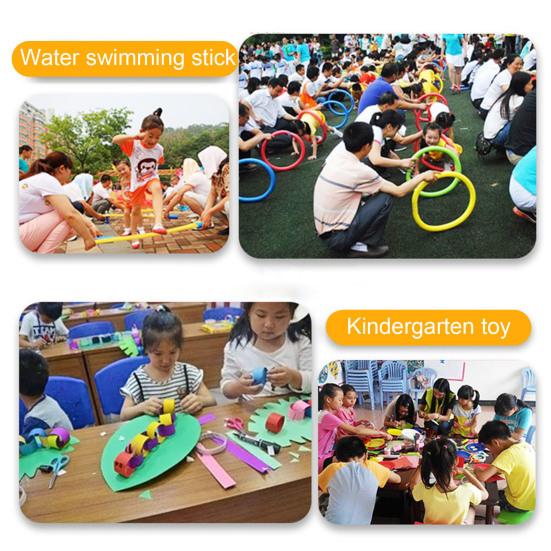 Foam Pool Noodles Hollow Swim Noodles Floating Foam Tube Pool Toy for Floating Training Craft Projects