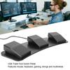 USB Тройная Педаль ABS Широкое Применение USB Тройная Педаль для Заводского Тестирования для Игр для Масштабирования