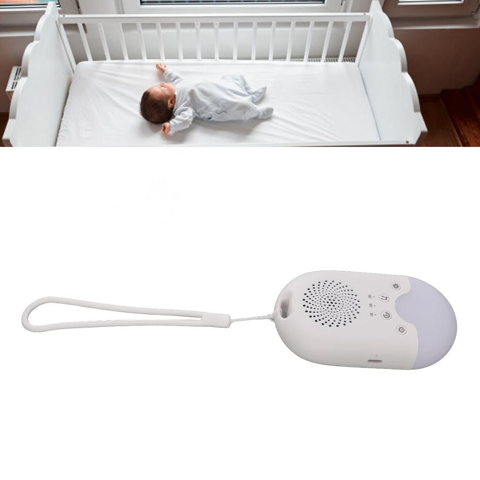 Portable White Noise Machine with 8 Sound & Color Night Light, 118g