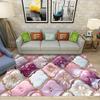 Визуальный 3D Ковер Розовая Серия Трехмерный Гусь Мягкий Камень Печатный Напольный Коврик Гостиная Спальня Противоскользящий Большой Ковер