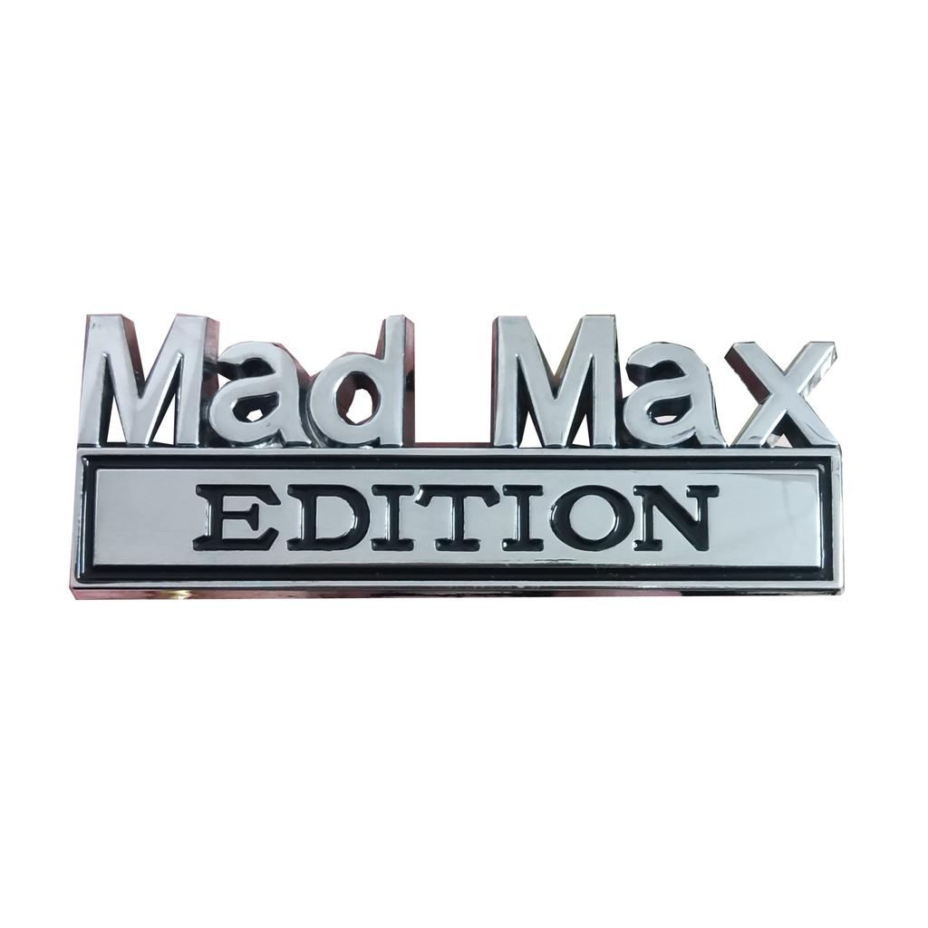 Mad Max Edition Emblem Sticker Badge Fender Funny Decals Car Truck Replacement Door for Universal Vehicle SUV Motorcycle
