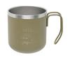 Captain Stag Outdoor Двойной нержавеющий вакуумный термос для сохранения горячего или Монте (КАПИТАН ОЛЕНЬ) Кружка/Чашка/Стакан, Сталь, Изолированный, Холодный, 300 мл, Хаки, (UE-3628)