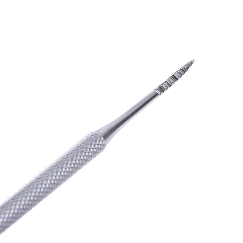 1 шт. двусторонняя пилка для педикюра с атласным краем, подъемник для ногтей на вросшем пальце ноги