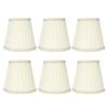 6PCS Modern Fabric Lampshade Light Cover Decoration for Home Chandelier Wall Pendant Lamp
