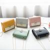 Korean Version Contrasting Color Bag Cover Lock Chain Small Square Bag Summer New Women's Shoulder Mobile Phone Bag