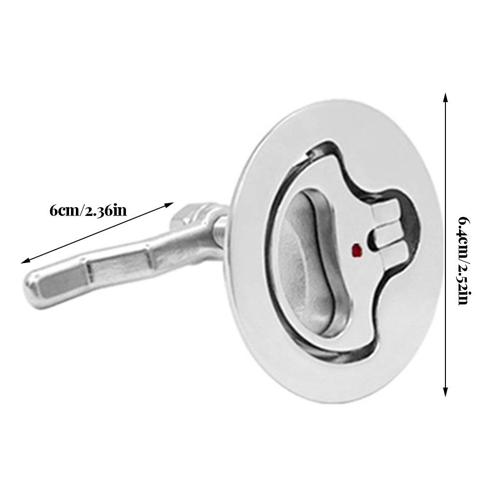 Металлический кулачковый замок для палубы, зеркально отполированный, прочный морской люк, скользящий подъемный механизм, коррозионностойкое кольцо