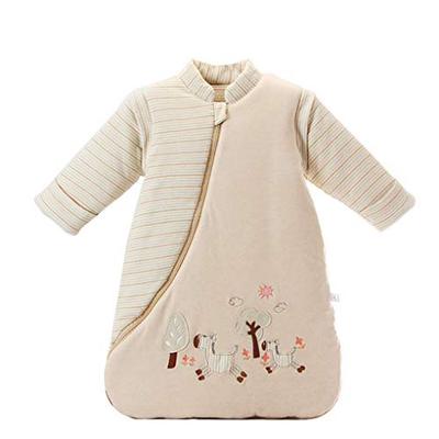 [MOMSMENU] Детский спальный мешок, 100% органический хлопок, мягкий, предотвращает простуды во время сна, подходит для весны, осени и зимы, возраст 24-48 месяцев