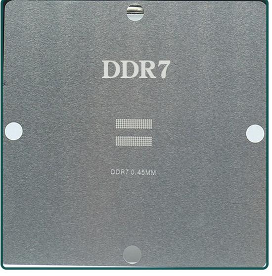 BGA Memory Steel Stencil Set: 90x90 Solder Paste for DDR2, DDR2-4, DDR3, DDR5 Graphics Memory (12/14 Pieces)
