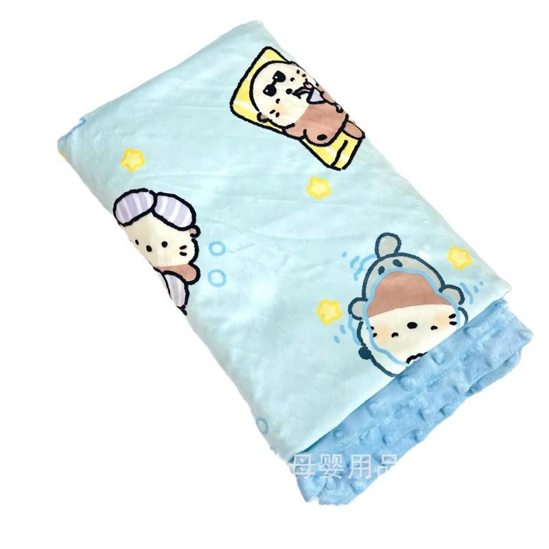 Baby Toddler Blanket A Infant Nap Time Cuddle Kindergarten Soft Crystal Velvet