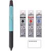 Трехцветная шариковая ручка Mitsubishi Pencil Jetstream EDGE3 Edge 3 0.28 мм SXE3-203-28 + Набор из 3 стержней...