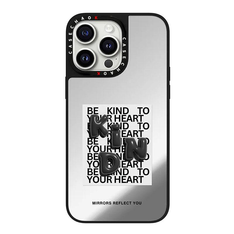 Черная Любовь 16Pro для IPhone15ProMax для Apple 14Pro Простой Чехол для Телефона 13 Противоударный Модный Бренд