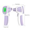 Цифровой ИК-термометр с ЖК-дисплеем. Бесконтактный инфракрасный термометр для лба. Термометр для лихорадки. Двухрежимный измеритель температуры с хранилищем данных сигнализации о лихорадке.