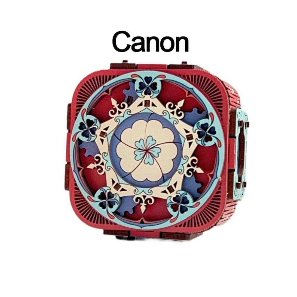 City of Sky 3D Puzzle Music Box Model Kit Assembly Ring Box Music Box Wood Puzzles  Adults