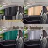 Автомобильная шторка на окно для защиты от солнца, блокировки света, обеспечения конфиденциальности и защиты детей на заднем сиденье