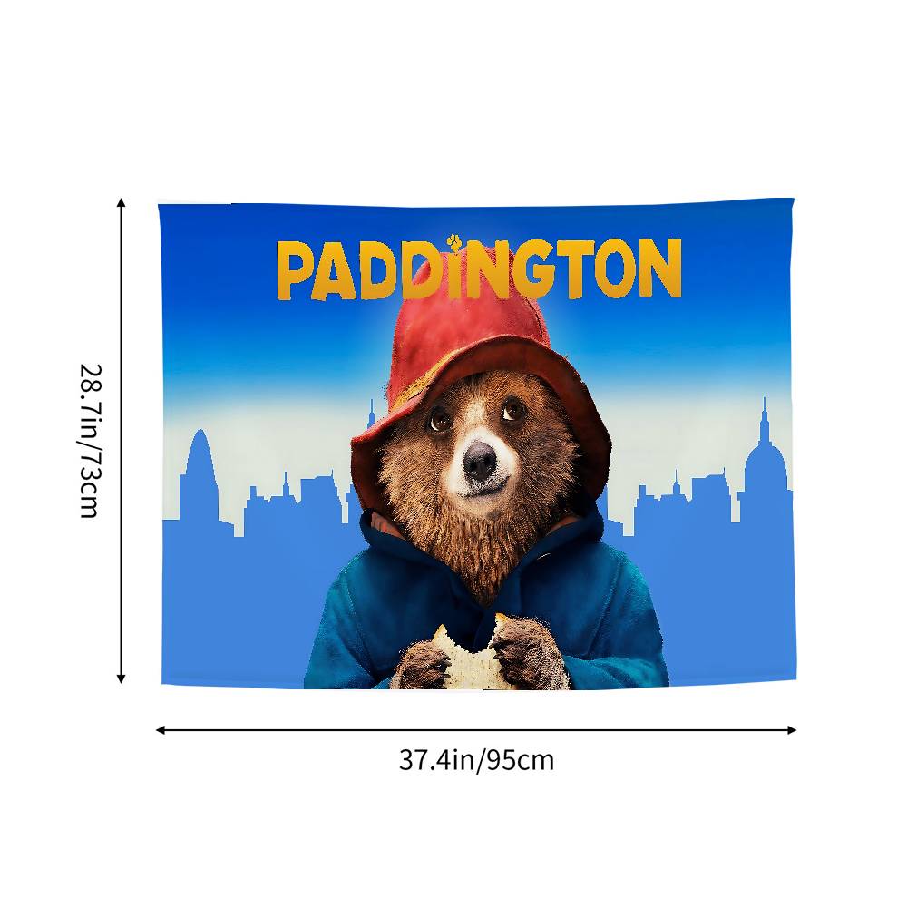 PPaddington Bear Tapestry Customizable Tapestries Of Various Styleswall Hangings Celebrity Photo Printingwall Hangings