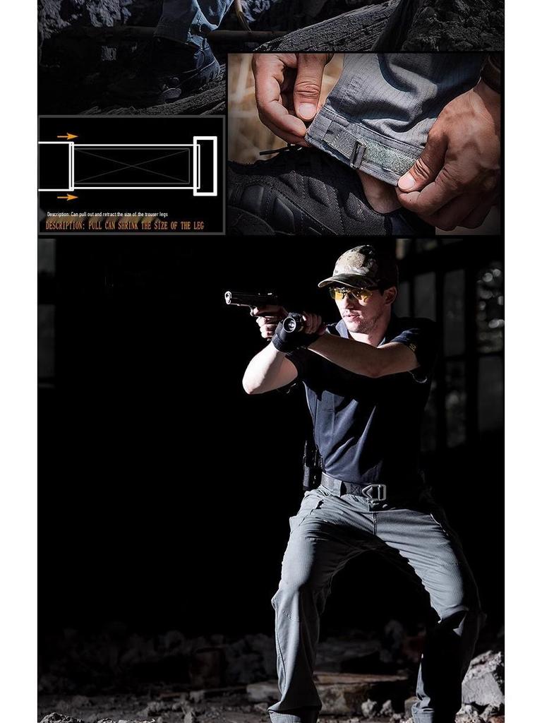 Мужские эластичные тактические походные брюки Mingpeng Thunder II - Уличная одежда для скалолазания и работы с манжетами
