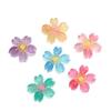 1Set Cherry Blossom Shoe Charms Set Colorful Flower Advanced Shoe Decorations DIY Detachable Buckle Shoes Accessories