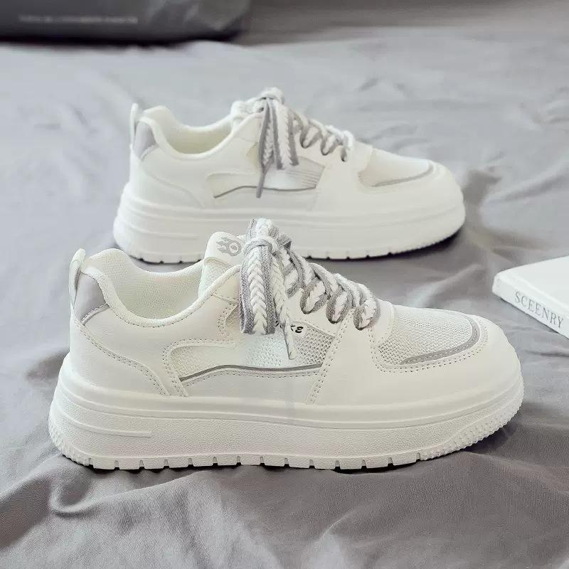 Летняя дышащая обувь, женская обувь, повседневная спортивная обувь на толстой подошве, сетчатая обувь