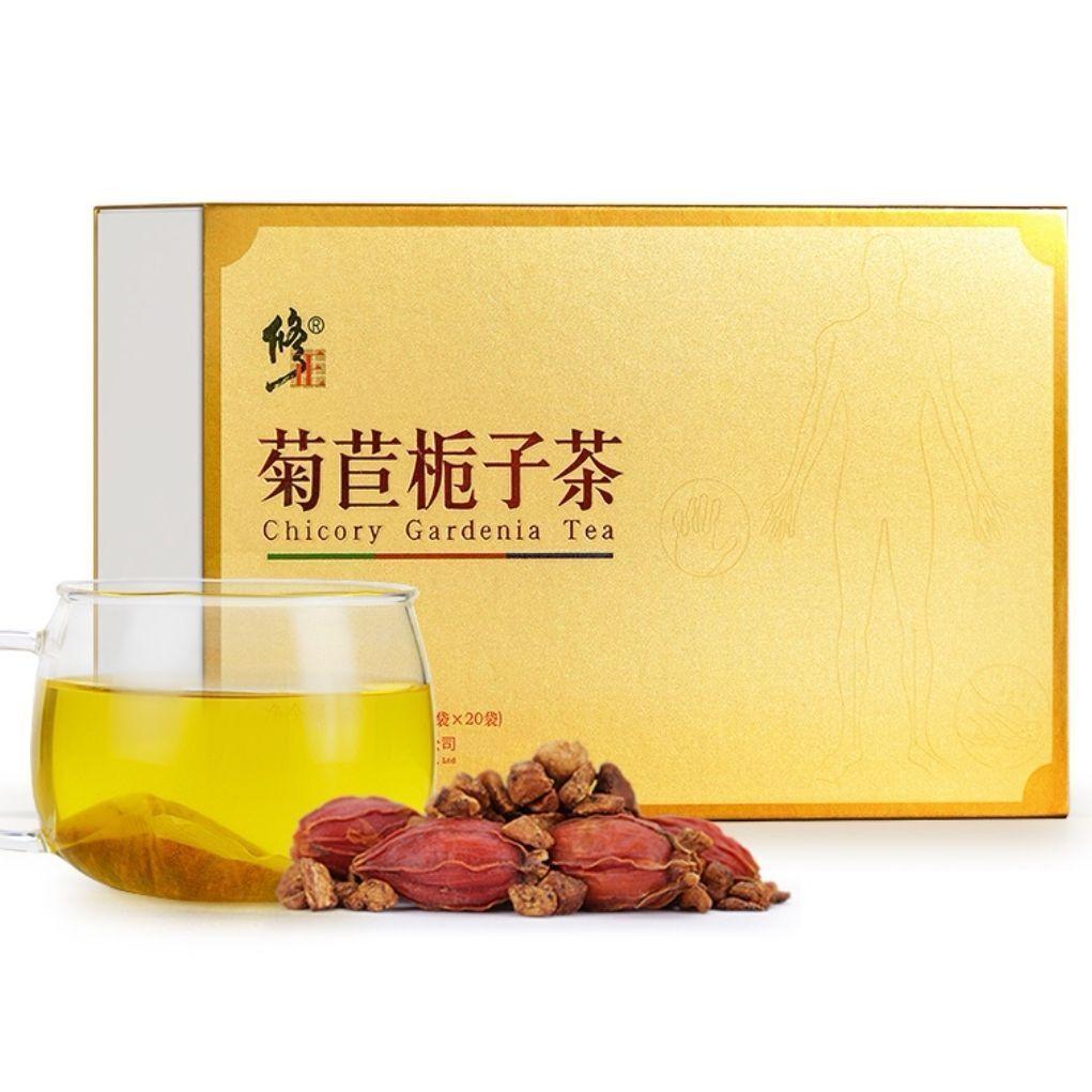 Чай из цикория и гардении Pueraria lobata травяной оздоровительный чай для снижения уровня мочевой кислоты