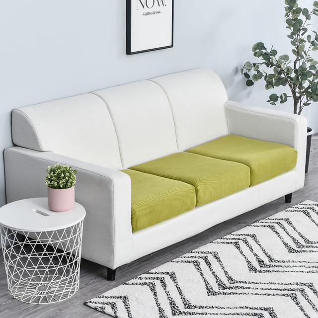 Чехол для диванной подушки из флиса, эластичные чехлы для диванов, эластичный чехол для подушки сиденья для гостиной