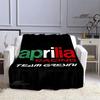 Одеяло Aprilia с логотипом мотоцикла, детское теплое одеяло, мягкое и удобное одеяло, домашнее дорожное одеяло, подарок на день рождения