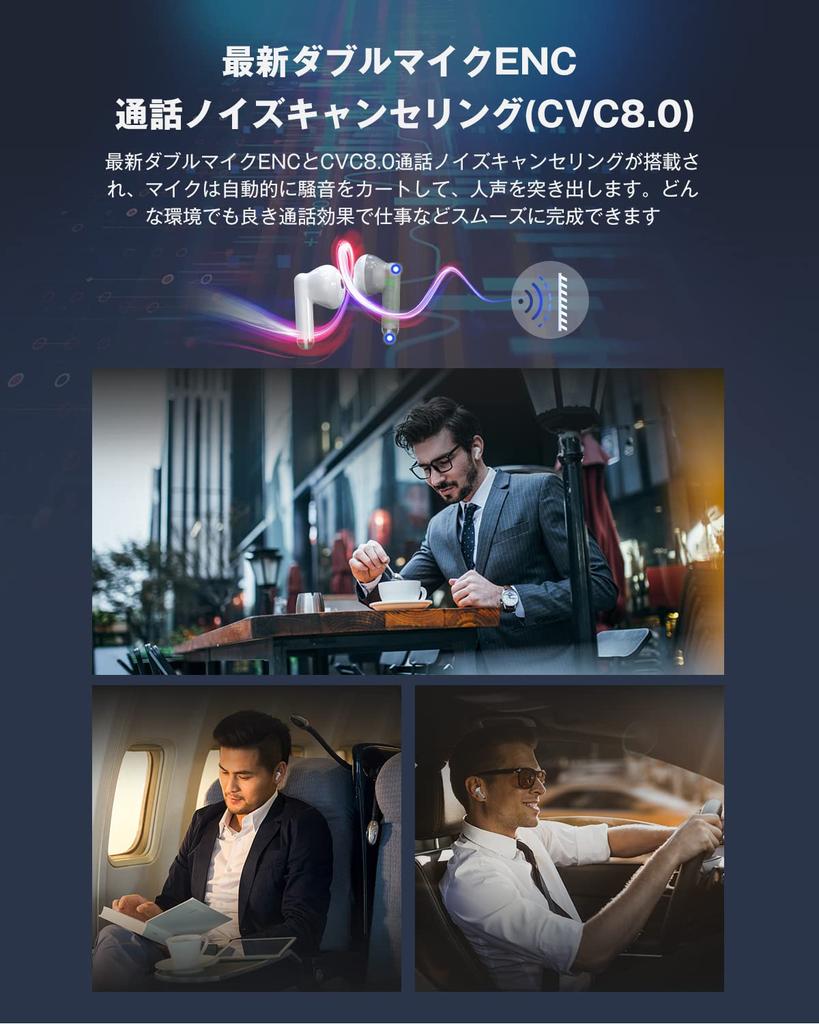 Wireless Earphones Bluetooth Microphone ENC Call Noise Automatic Pairing EDR Spatial Audio Sound Quality Sound Quality AAC Codec Bluetooth Calling