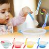 Baby Suction Cup With Silicone Baby Bowl Heat Sensitive Baby Safety Spoon