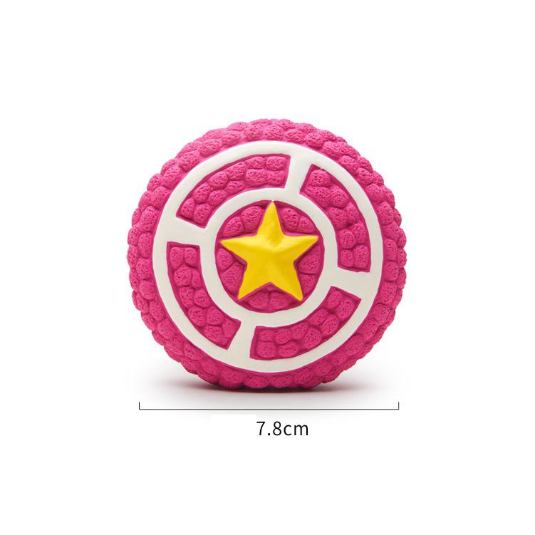 9-14cm 5PCS TPR Multi Styles Durable Interactive Eco Friendly Rubber Ball Organic Dog Chew Cooling Toys