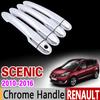 Для Renault Scenic III 2010 - 2016 Хромированная Накладка на Ручку Двери Grand Scenic XMOD 2011 2012 2013 2014 2015 Аксессуары Стайлинг Автомобиля 3