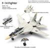 Истребитель F-14 1:72, собранная пластиковая модель самолета (включая дисплейную стойку), домашний дисплей и коллекция, креативные подарки