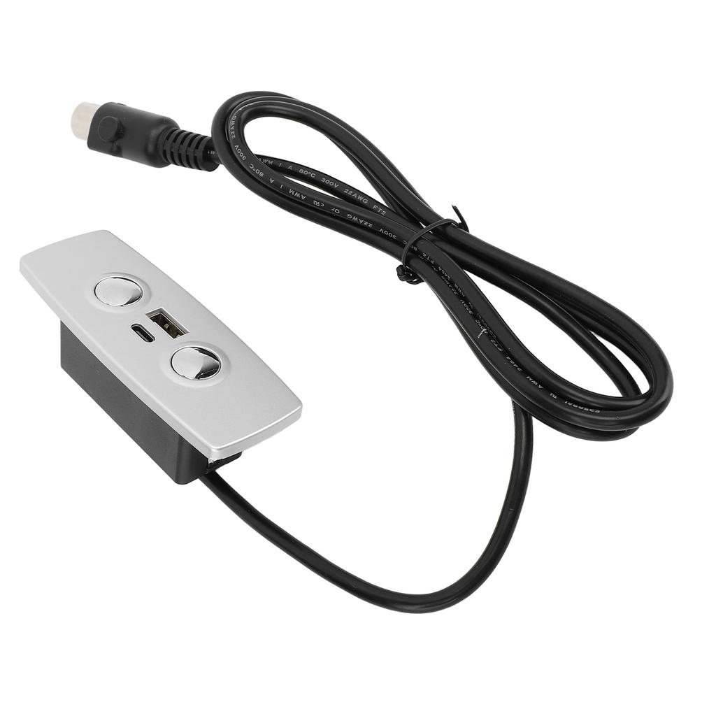 Recliner Controller Replacement 2 Button 5 Pin USB Type C Ower Electric Lift Chair Sofa Hand