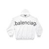 Balenciaga Свободный худи с принтом логотипа 739024TOVN99081