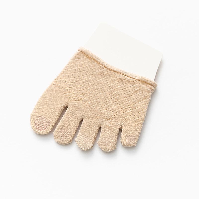 Женские носки средней длины для обуви на высоком каблуке Носки с рукавами Невидимые носки Носки с пятью пальцами Летние сандалии Носки с открытым носком