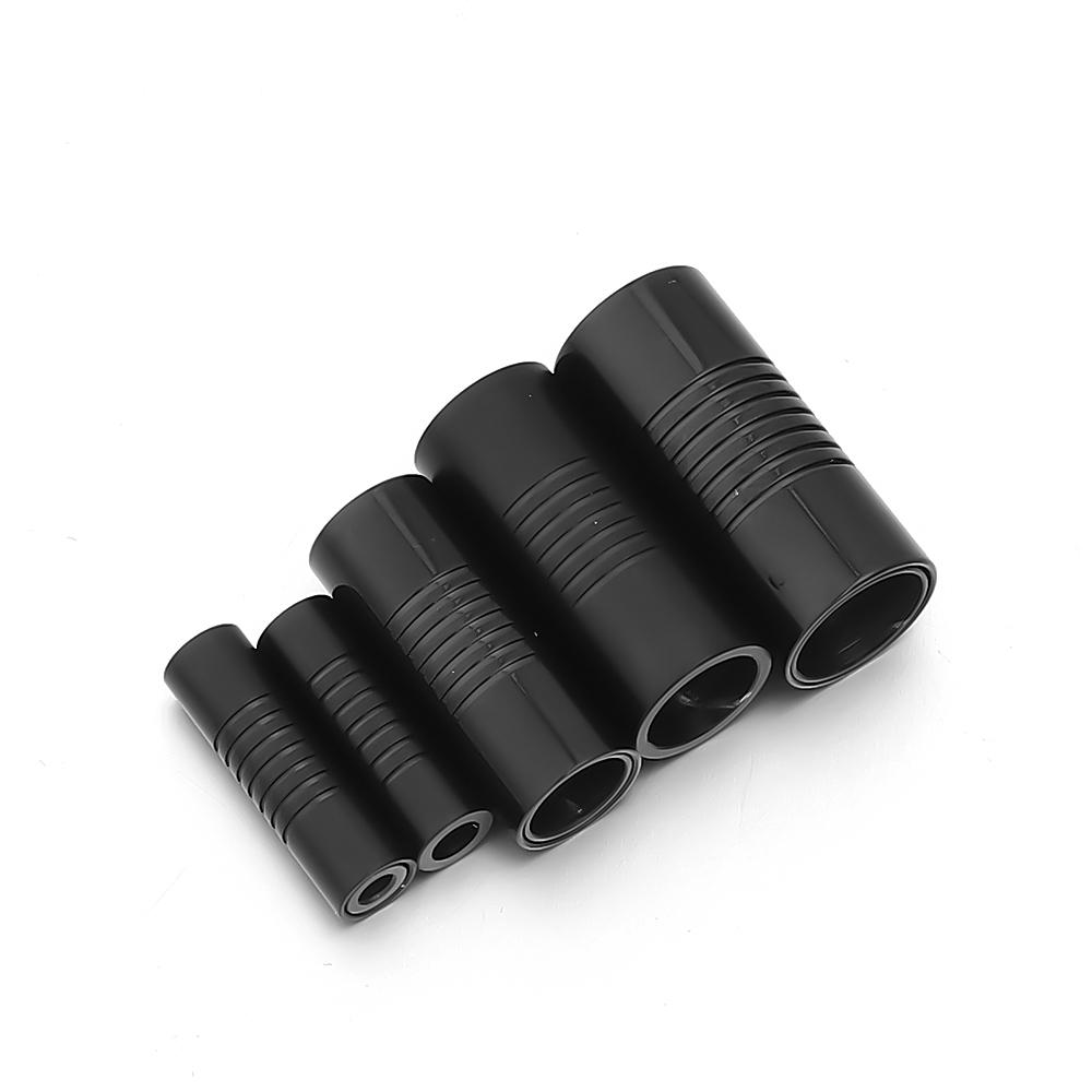 5Pcs Stainless Steel Strong Magnetic Clasps Gold Cylindrical Buckle For Round Leather Bracelet Connectors DIY Jewelry Accessory