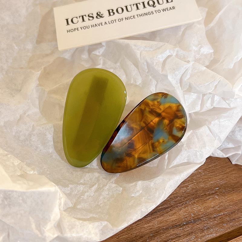 Заколка-зажим в стиле ретро «утконос» для челки и боковых волос, женский головной убор 2023 года