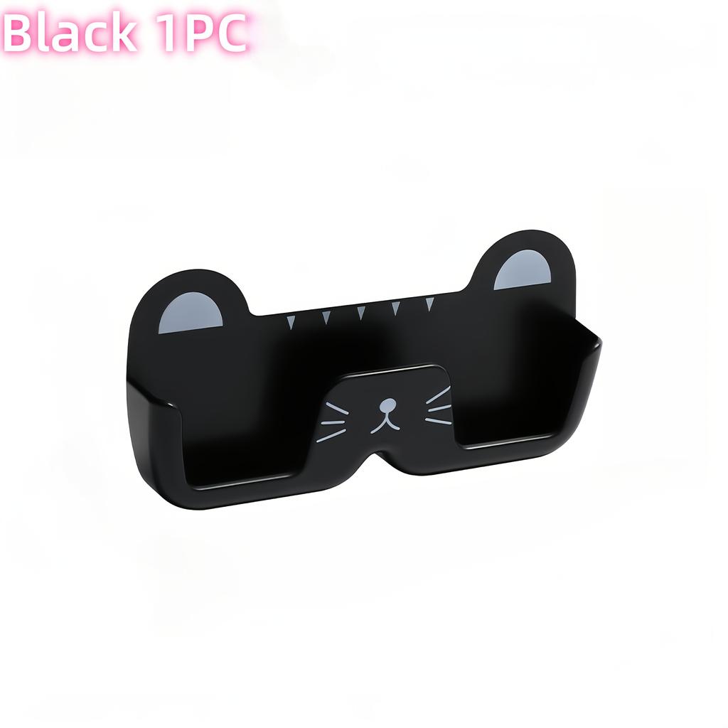1Pc Wall-Mounted Glasses Storage Box, Suitable For Bedside, Bathroom, Living Room, And Cabinet.