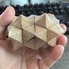 Деревянная головоломка-замок Лубань Звезда Близнецы, головоломка для тренировки ума для взрослых и детей, тест на IQ, развивает координацию и логические навыки