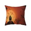 Halloween Horror Pumpkin Print Pattern Cushion Cover Home Living Room Sofa Decoration Square Pillow