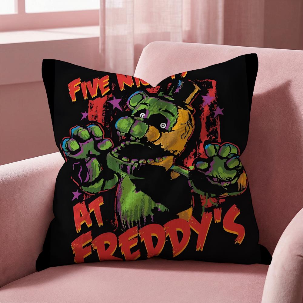 F-Five Nights at Freddy's ИГРОВАЯ Наволочка Мульти-Сценарная Наволочка для Дома и Автомобиля - Двусторонняя, Мягкая и Прочная для Ежедневного Использования