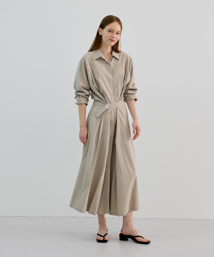 Noing Two-Way Dress (Khaki Beige)
