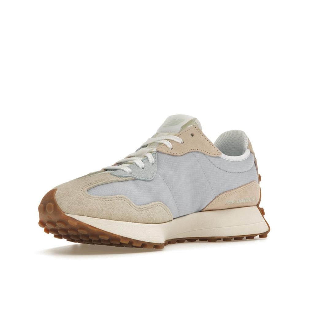 New Balance 327 White Morning Fog Gum Women Sneakers Tan WS327PAB