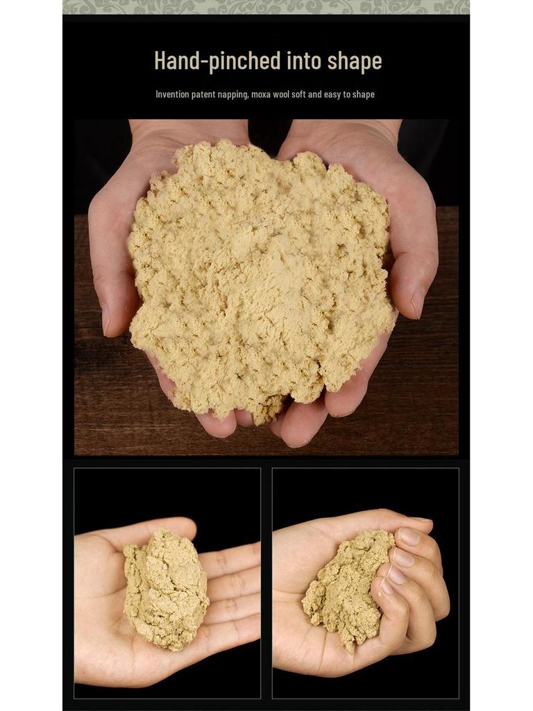 Aged Golden Mugwort Floss 500g for Household Moxibustion