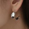 Pinaf Curved leaf earring
